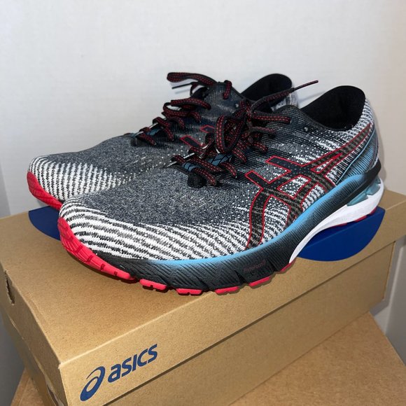 ASICS GT-2000 10 (1011B434-001) MENS 11.5 RUNNING SHOE BLACK/SPEED RED - Picture 5 of 6